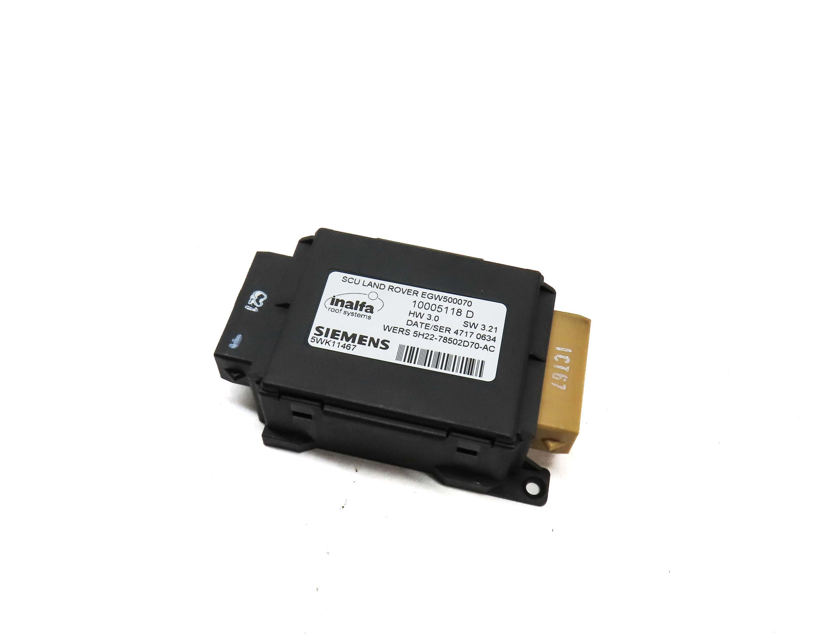 2010 LAND ROVER LR4 (L319) SUNROOF SUN ROOF CONTROL MODULE — exact item pictured